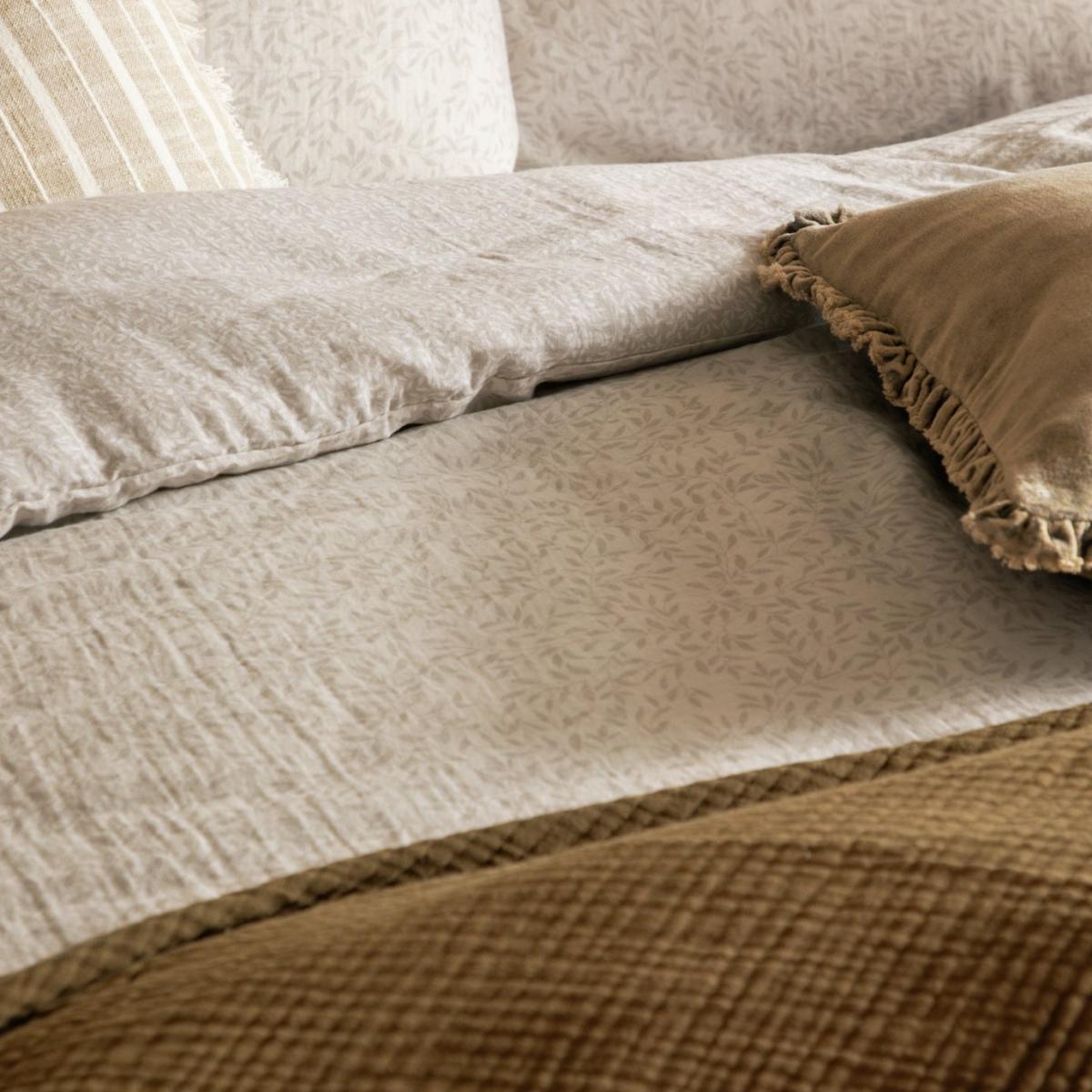 Yard Perrie Leaf Natural Bedding Set - Super king – image 4