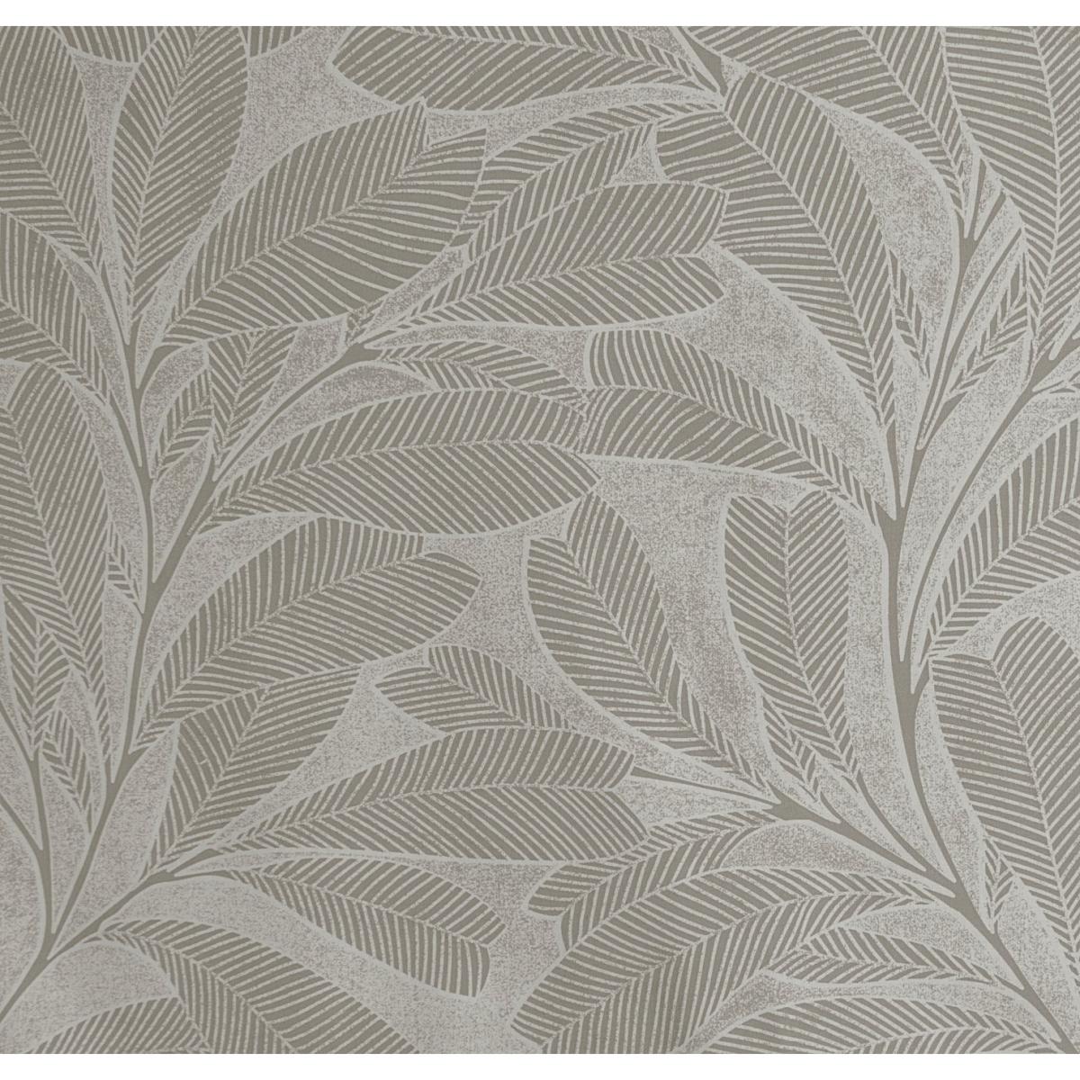 Habitat Linear Leaf Grey Bedding Set - Superking – image 2