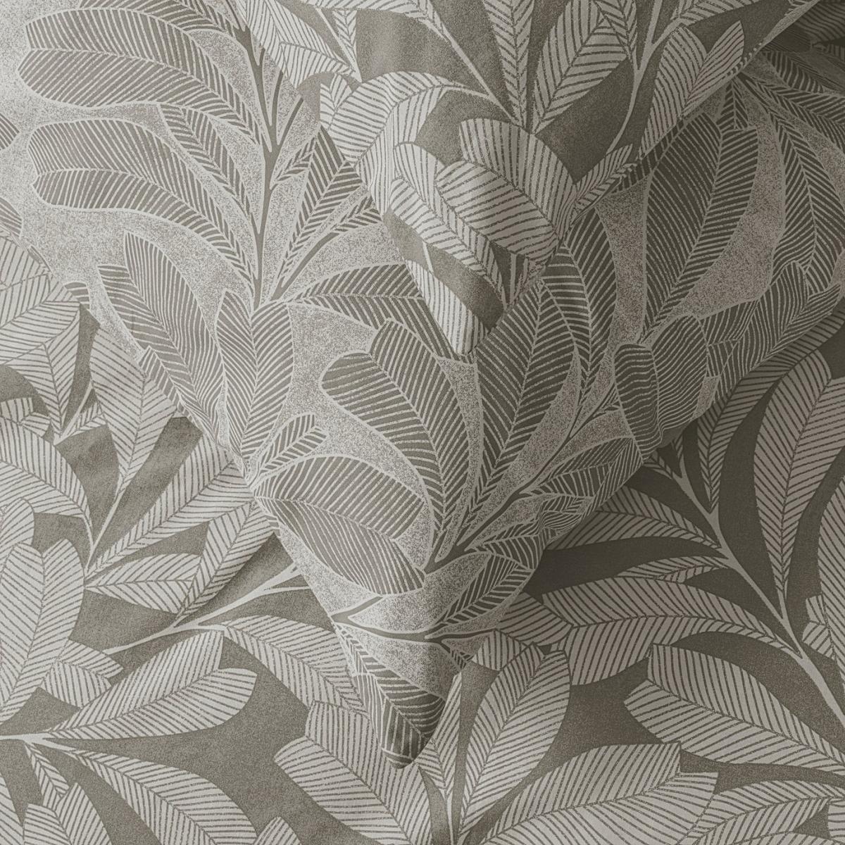 Habitat Linear Leaf Grey Bedding Set - Superking – image 4
