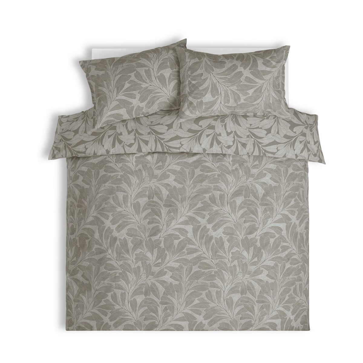 Habitat Linear Leaf Grey Bedding Set - Superking – image 5