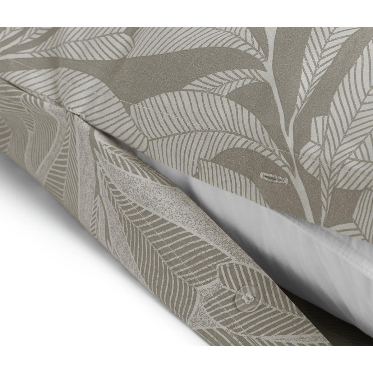 Habitat Linear Leaf Grey Bedding Set - Superking – image 6