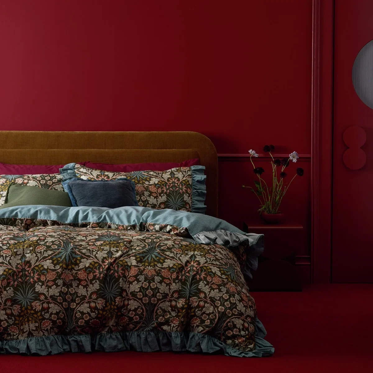 Habitat x Morris & Co. Hyacinth Cotton Reversible Bedding Set - Double – image 1