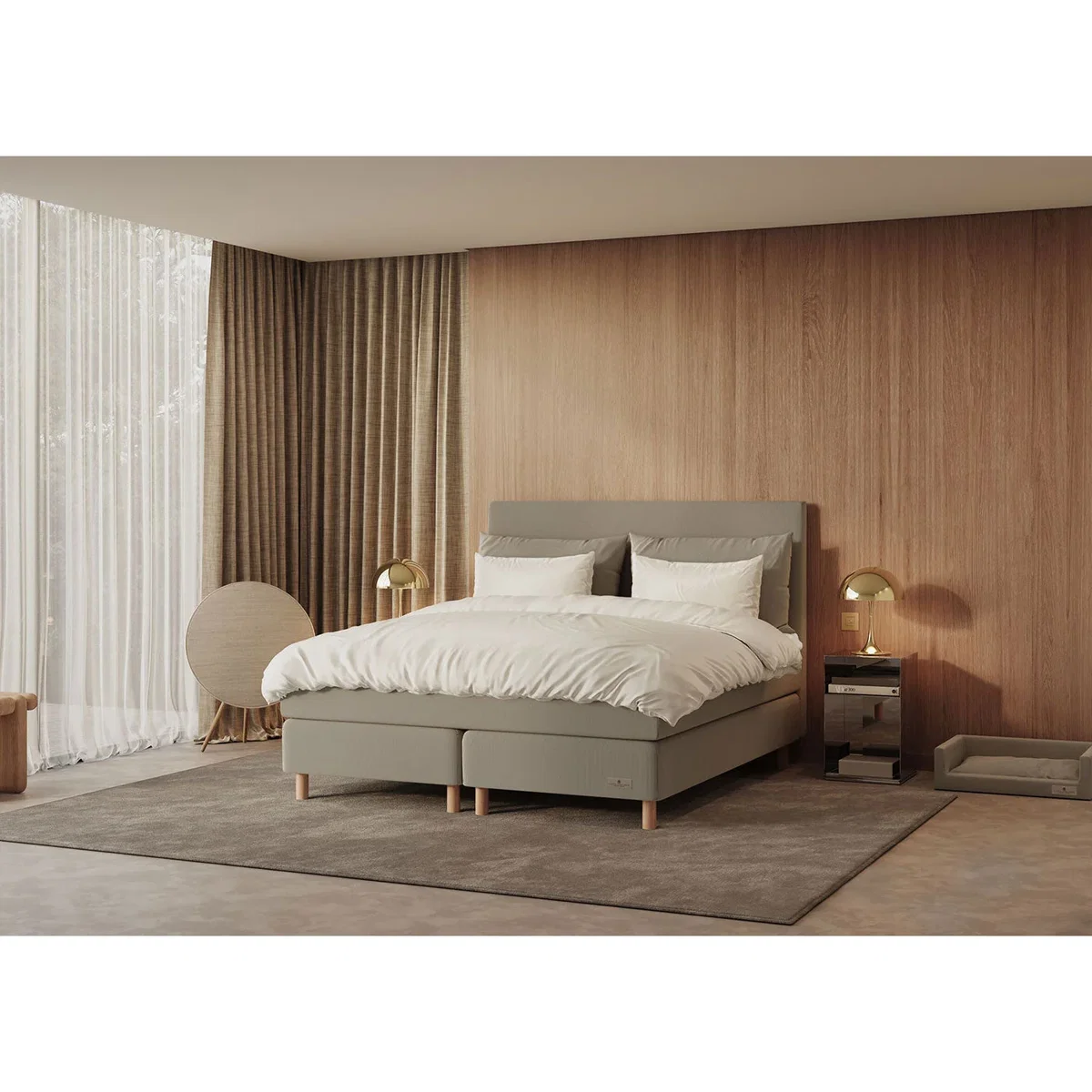 Carpe Diem Beds Korno Bed Set Superking Medium Lux Topper Alu Solö Headboard High Derwen Notting Hill – image 3