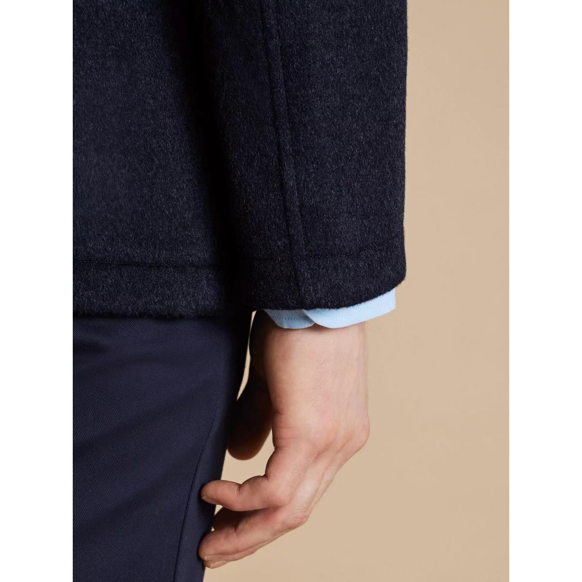Charles Tyrwhitt Merino Wool Quilt Lined Jacket, Navy – image 4