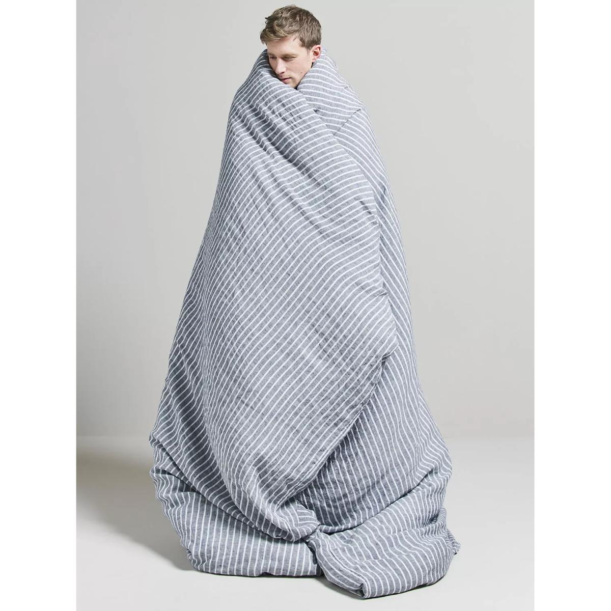 Bedfolk 100% Linen Stripe Bedding – image 5