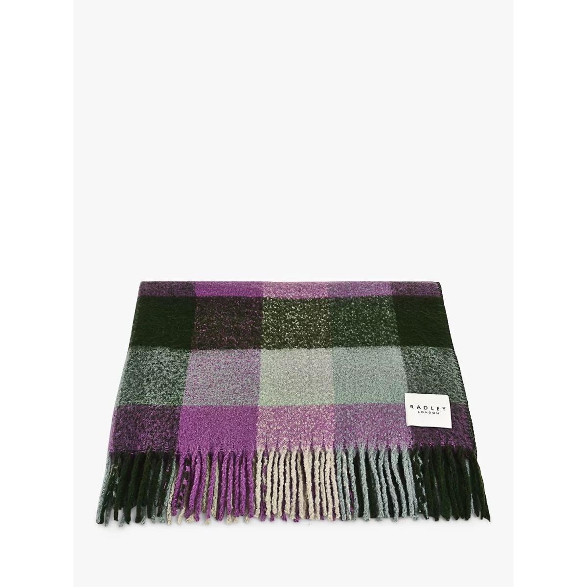 Radley Fluffy Check Blanket – image 2