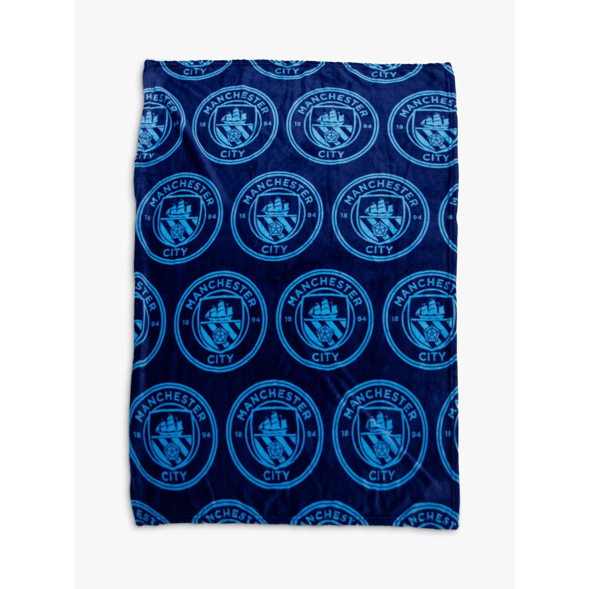 Rest Easy Sleep Better Manchester City FC Fleece Blanket – image 2