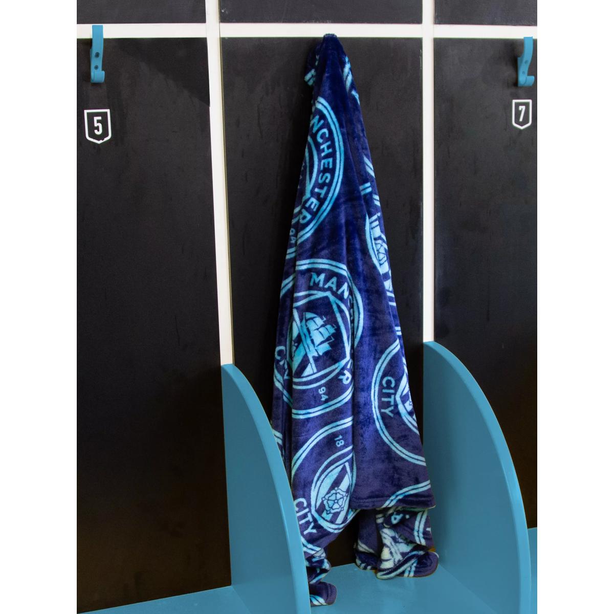 Rest Easy Sleep Better Manchester City FC Fleece Blanket – image 4