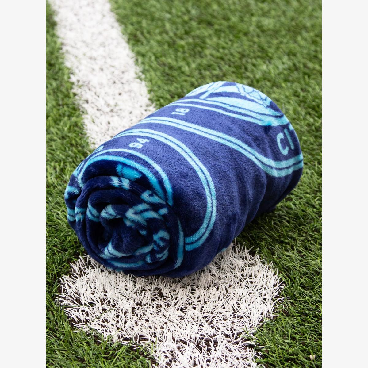Rest Easy Sleep Better Manchester City FC Fleece Blanket – image 1