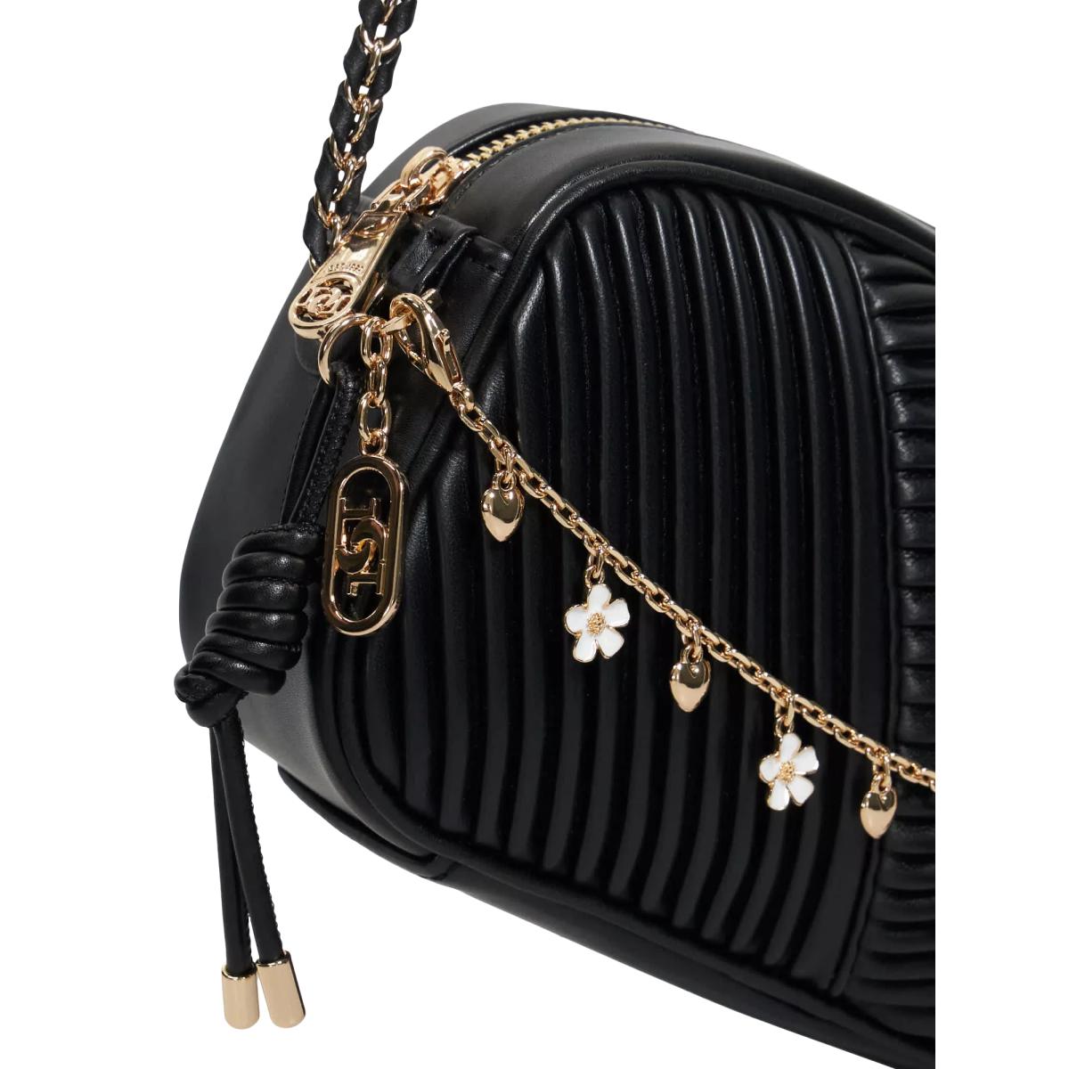 Dune Chancery Quilt Charm Crossbody Bag, Black – image 5