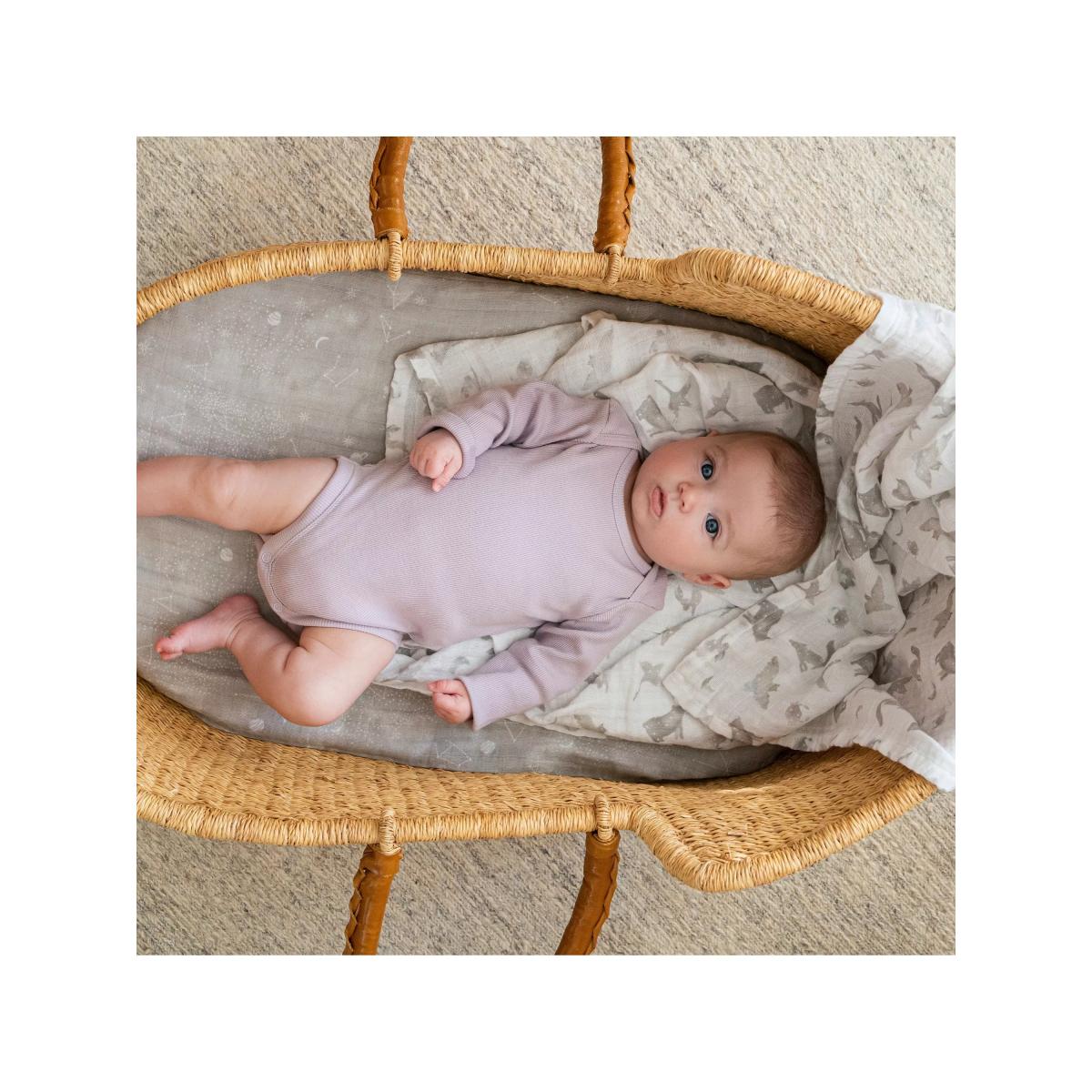 Aden + Anais Map GOTS Organic Cotton Large Muslin Swaddle Blanket, Pack of 4, Multi – image 3