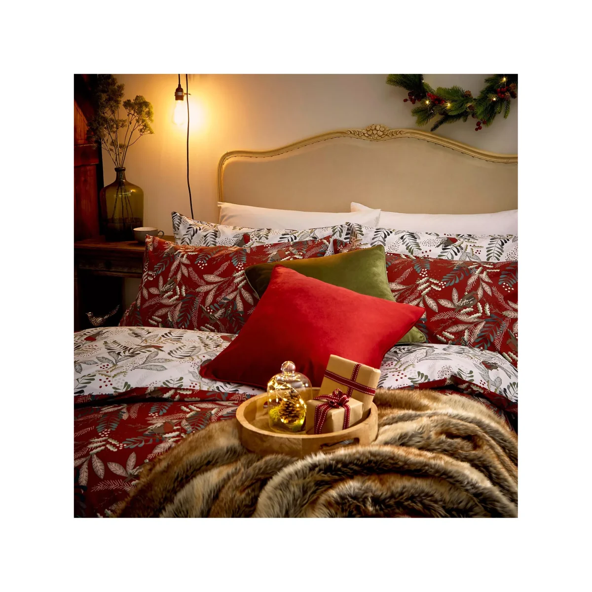 Laura Ashley Festive Robins Duvet Cover Set – image 3