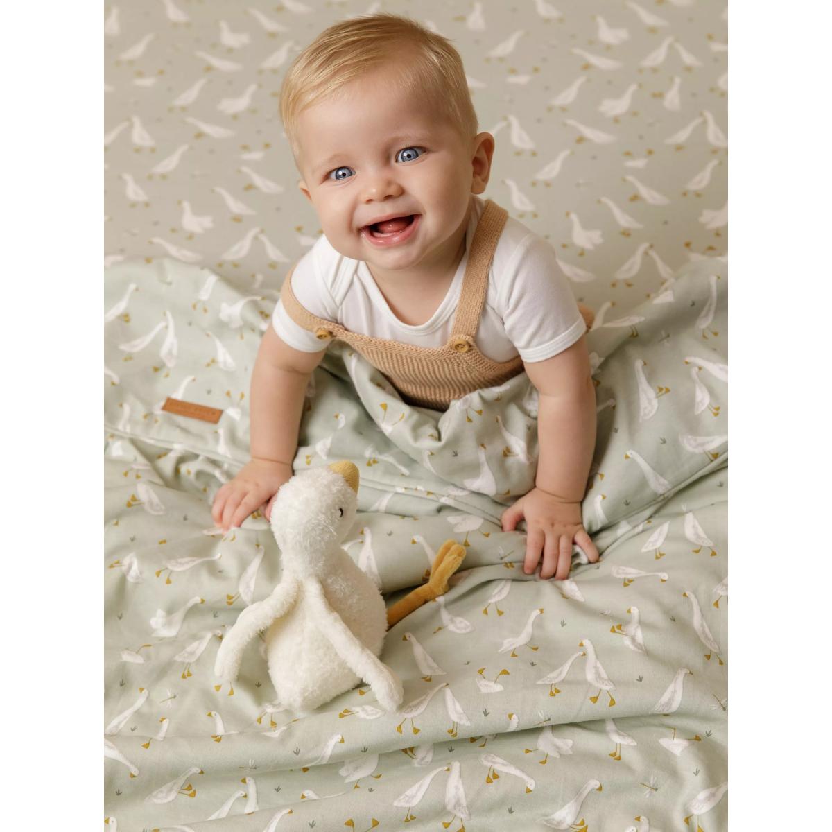 Little Dutch Little Goose Duvet Cover and Pillowcase Set, Cot (100 x 120cm) – image 2