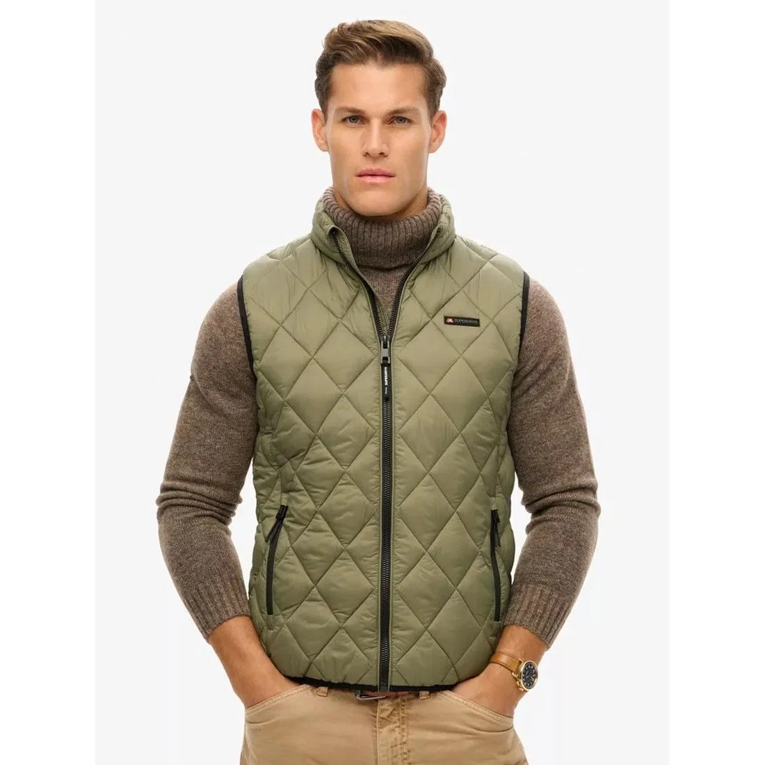 Superdry Diamond Quilt Fuji Lite Gilet – image 5