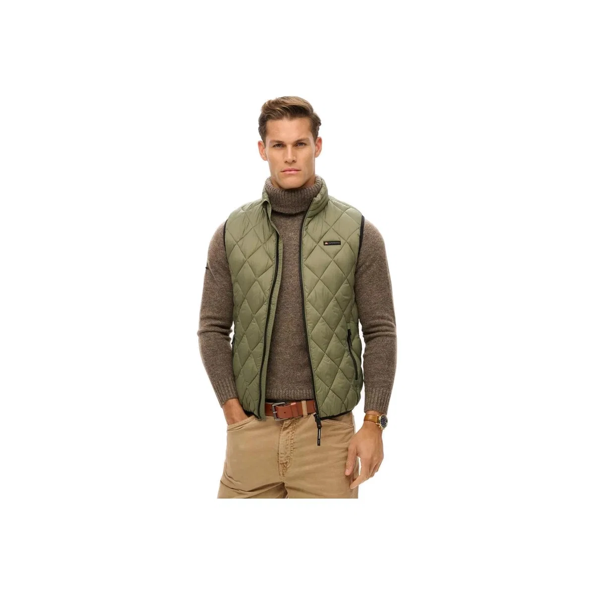 Superdry Diamond Quilt Fuji Lite Gilet – image 1