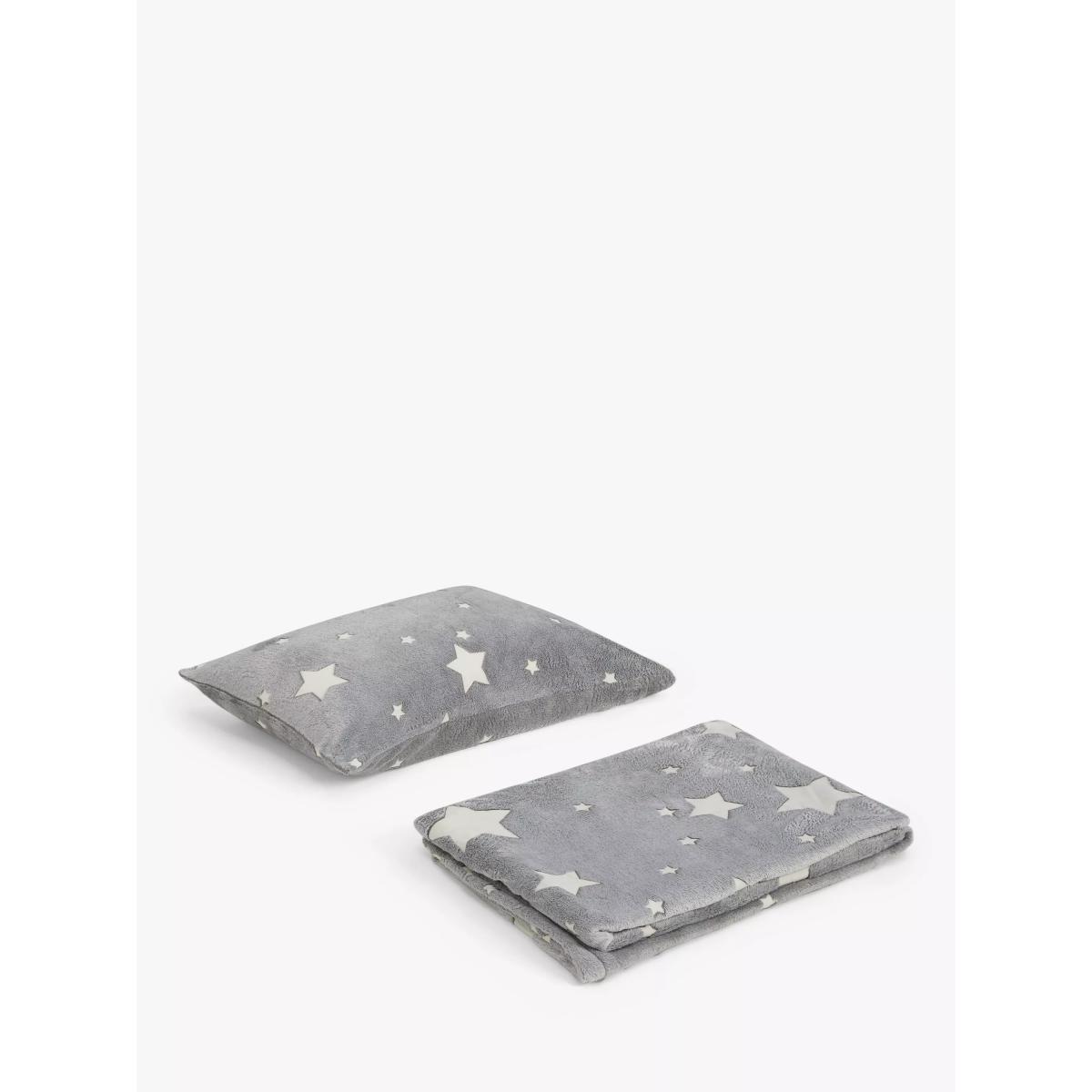 John Lewis Star Print Fleece Duvet Cover & Pillowcase Set – image 4