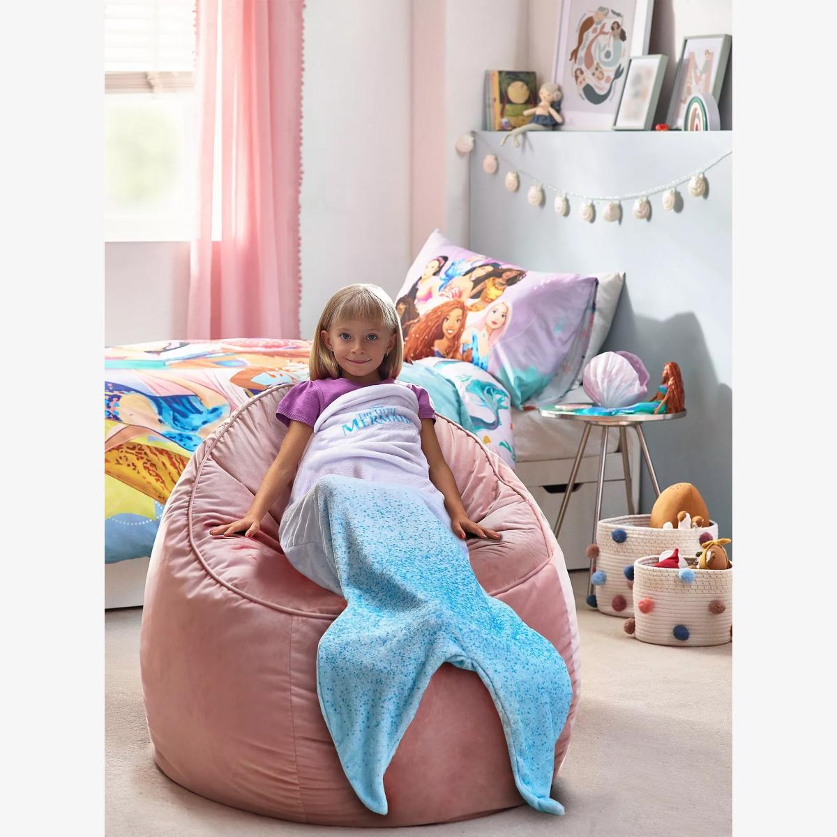 Disney Little Mermaid Tail Fleece Blanket – image 1