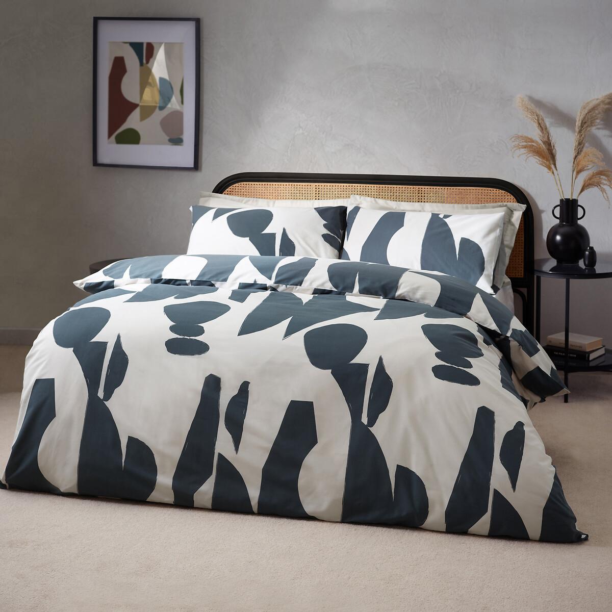 Meta Abstract Cotton Mix Duvet Cover and Pillowcase Set – image 1