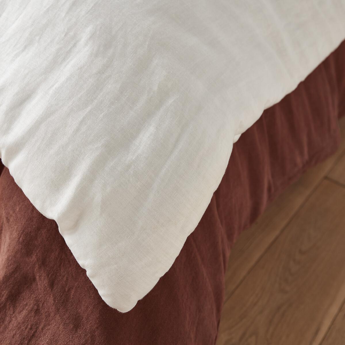 Abella Plain Washed Linen Quilt – image 3