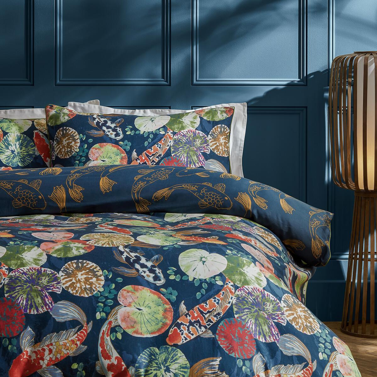 Koi Pond 100% Cotton Sateen Duvet Cover and Pillowcase Set – image 3