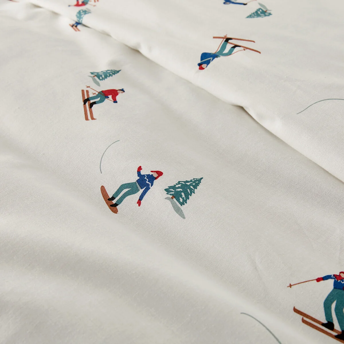 Duvet Cover Set in 30% Recycled Cotton with Rectangular Pillowcase.Tout Schuss – image 4