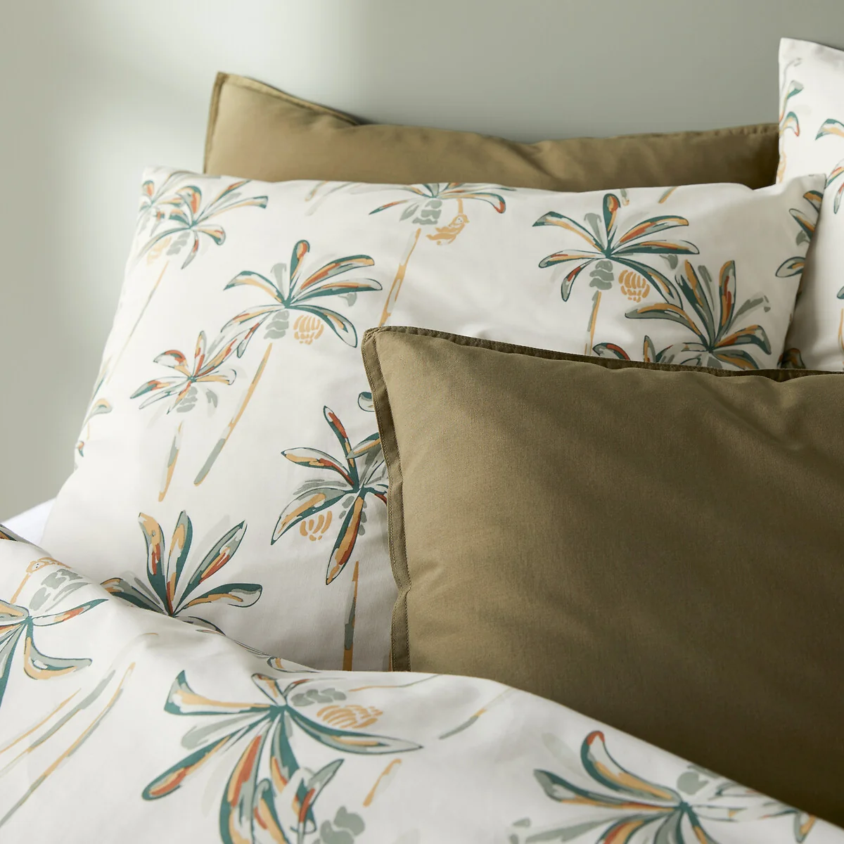 Denham Cotton Duvet Cover Set with Square Pillowcase – image 2