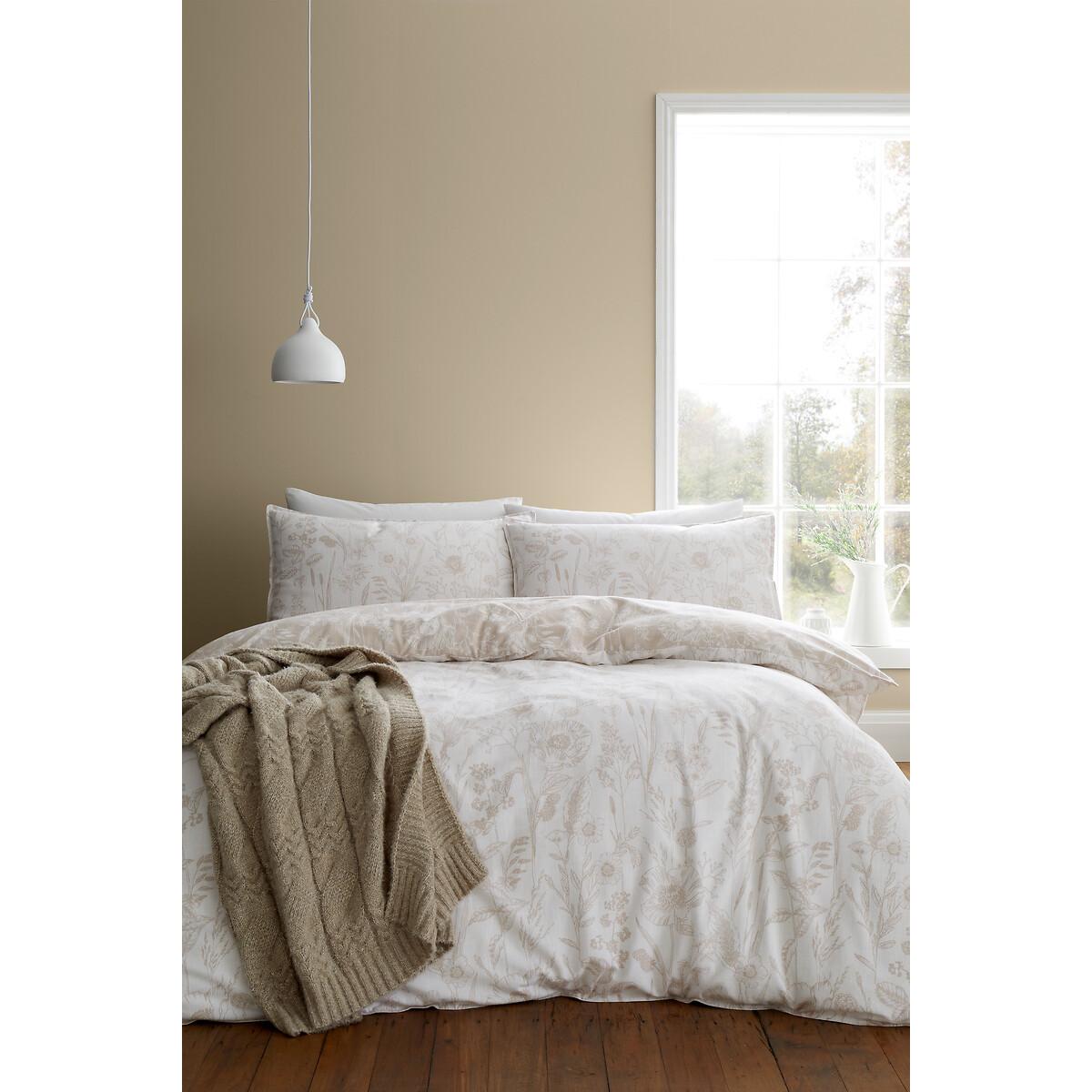 Brushed Floral Toile 100% Cotton Duvet Cover and Pillowcase Set – image 2