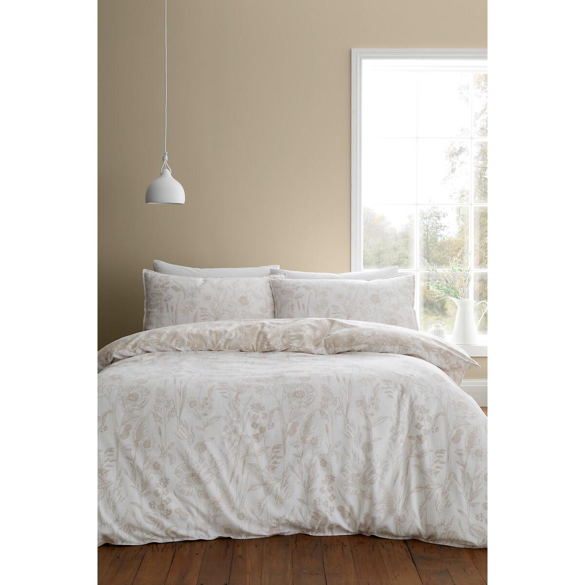 Brushed Floral Toile 100% Cotton Duvet Cover and Pillowcase Set – image 3