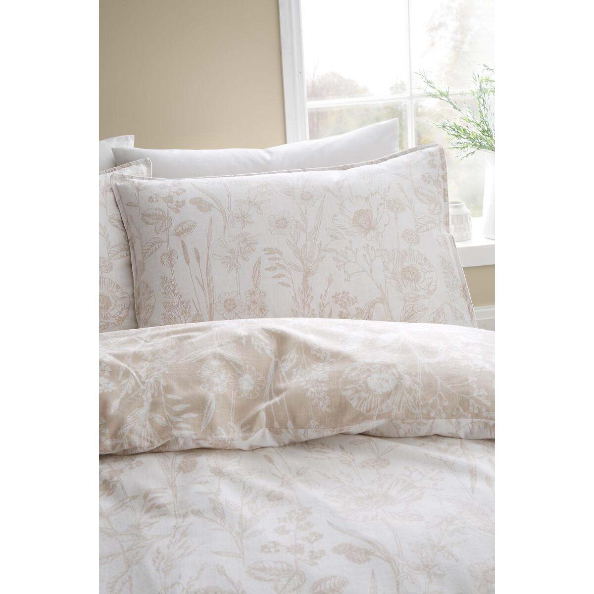 Brushed Floral Toile 100% Cotton Duvet Cover and Pillowcase Set – image 5