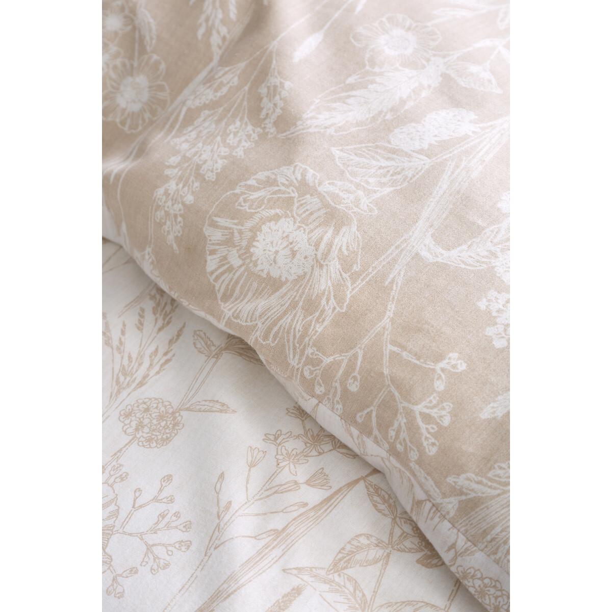 Brushed Floral Toile 100% Cotton Duvet Cover and Pillowcase Set – image 6