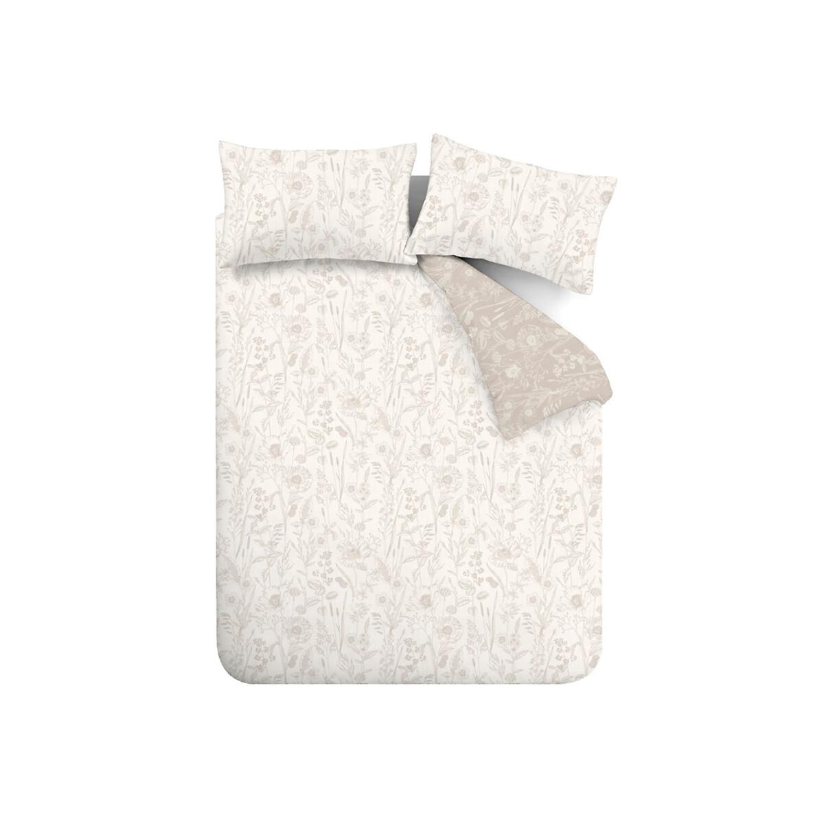 Brushed Floral Toile 100% Cotton Duvet Cover and Pillowcase Set – image 7