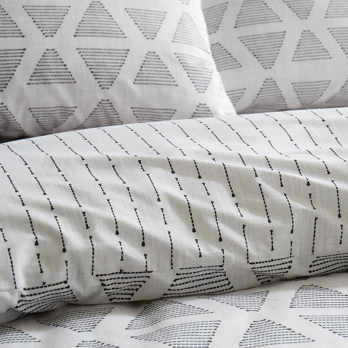 Tufted Print Duvet Cover and Pillowcase Set – image 4