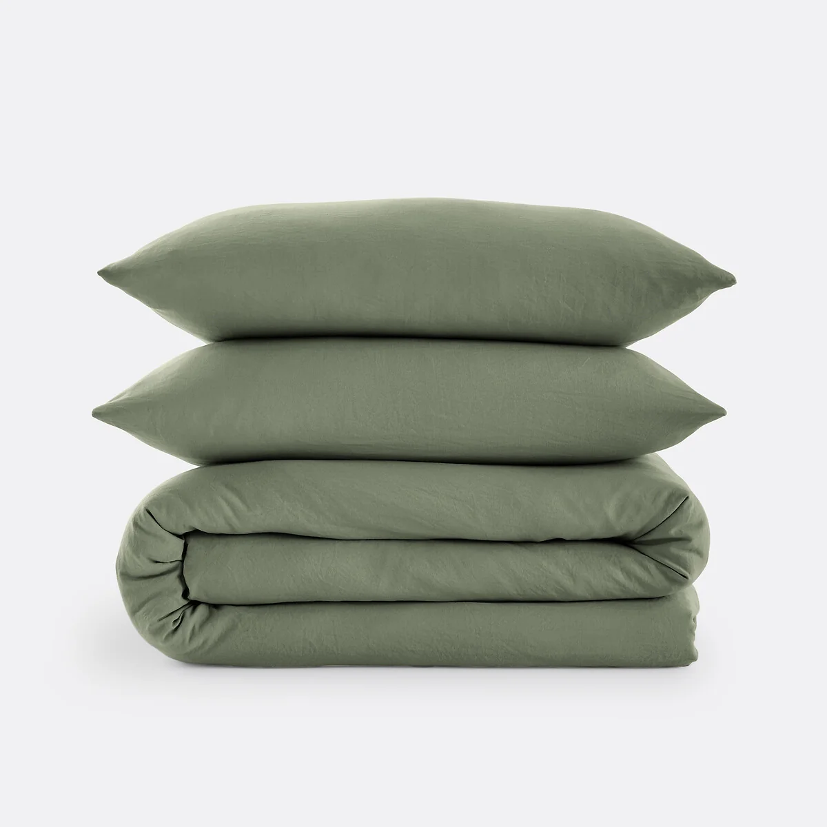 Washed Recycled Polyester Microfibre Bed Set – image 4