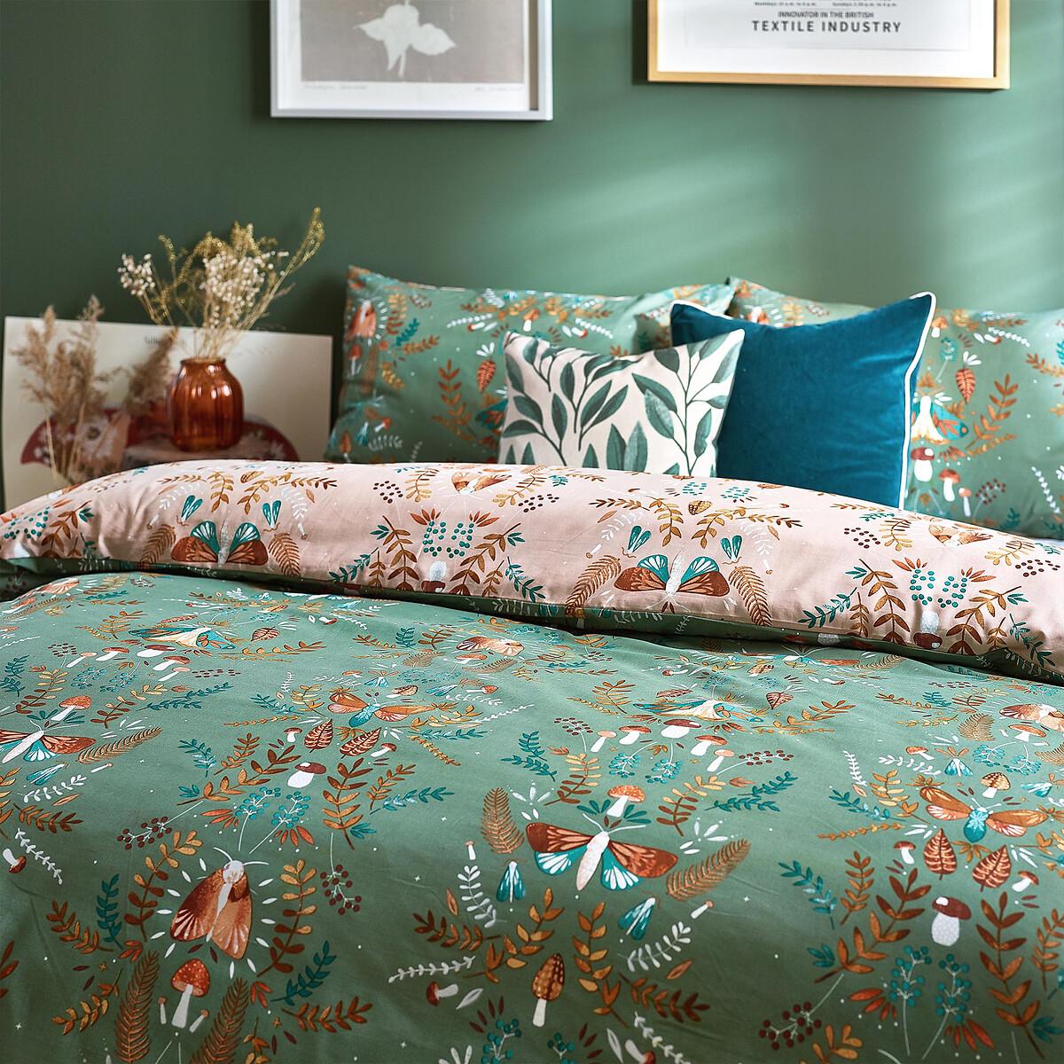 Luna Wood Cotton Mix Duvet Cover and Pillowcase Set – image 3