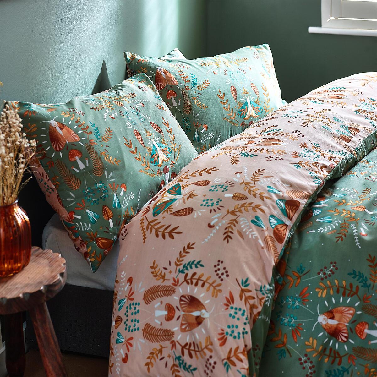 Luna Wood Cotton Mix Duvet Cover and Pillowcase Set – image 4