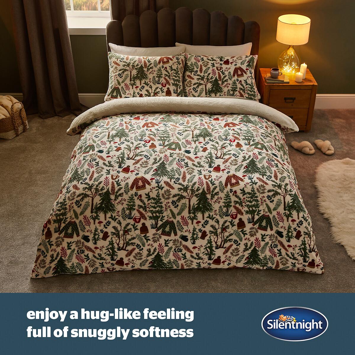 Silentnight Winter Wonderland Fleece Duvet Cover and Pillowcase Set – image 2