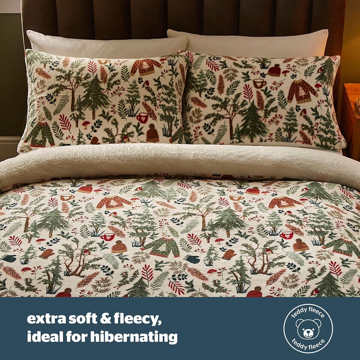 Silentnight Winter Wonderland Fleece Duvet Cover and Pillowcase Set – image 3