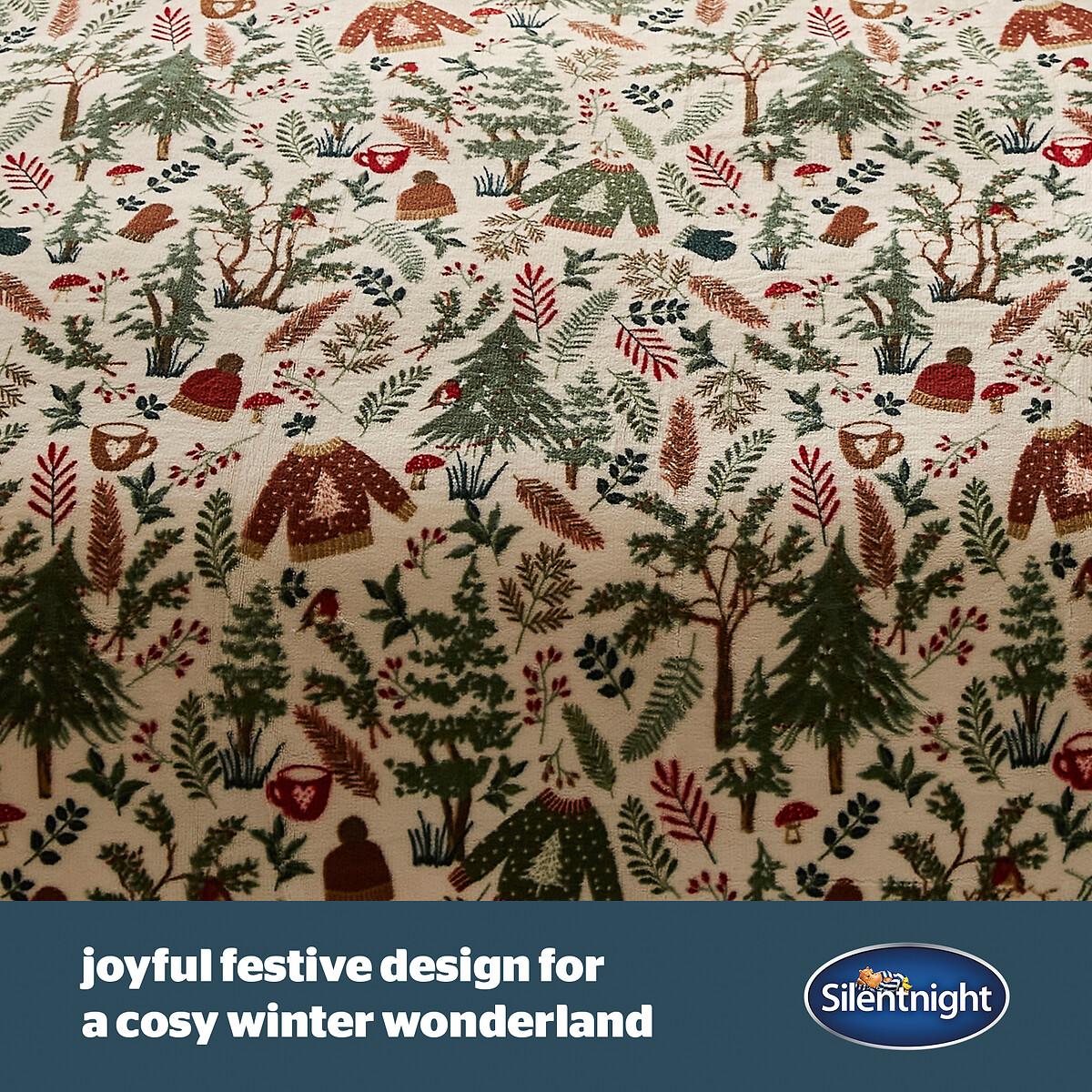 Silentnight Winter Wonderland Fleece Duvet Cover and Pillowcase Set – image 4