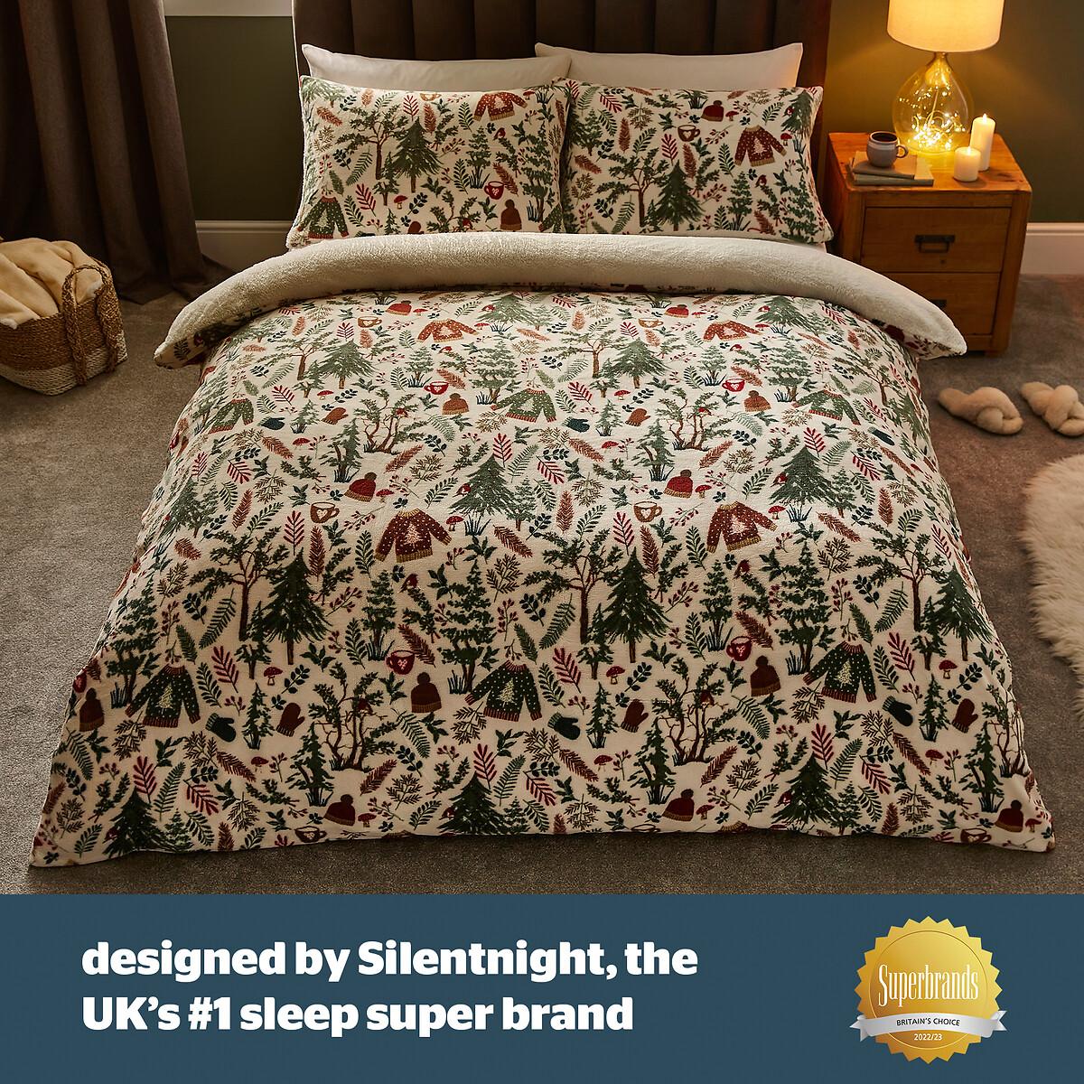 Silentnight Winter Wonderland Fleece Duvet Cover and Pillowcase Set – image 7