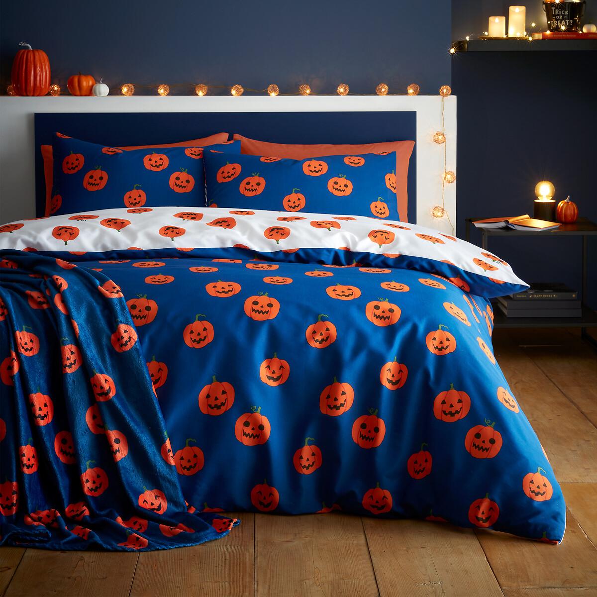 Halloween Pumpkins Duvet Cover and Pillowcase Set – image 2