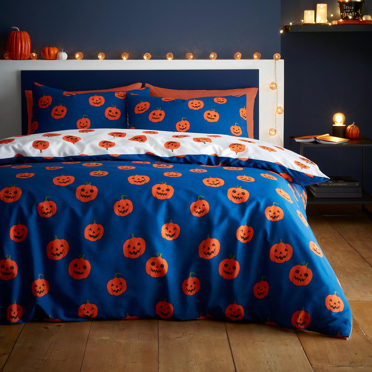 Halloween Pumpkins Duvet Cover and Pillowcase Set – image 3