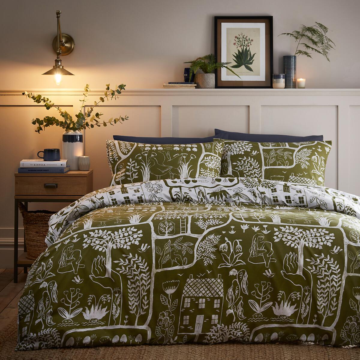 Frida Floral Reversible Cotton Mix Duvet Cover and Pillowcase Set – image 2