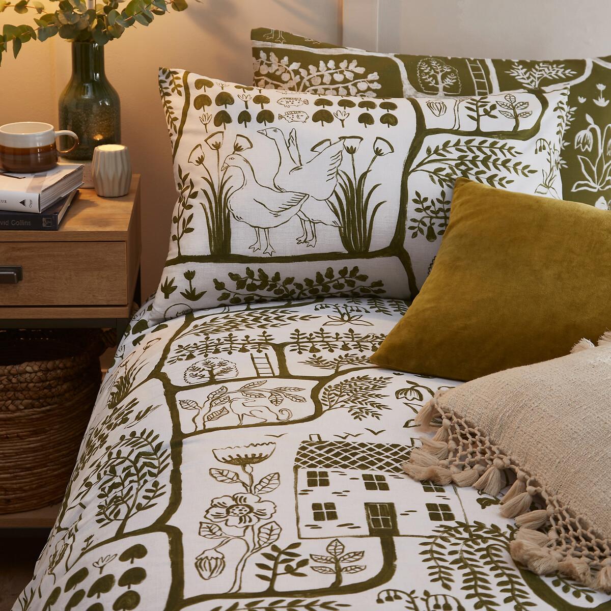 Frida Floral Reversible Cotton Mix Duvet Cover and Pillowcase Set – image 4
