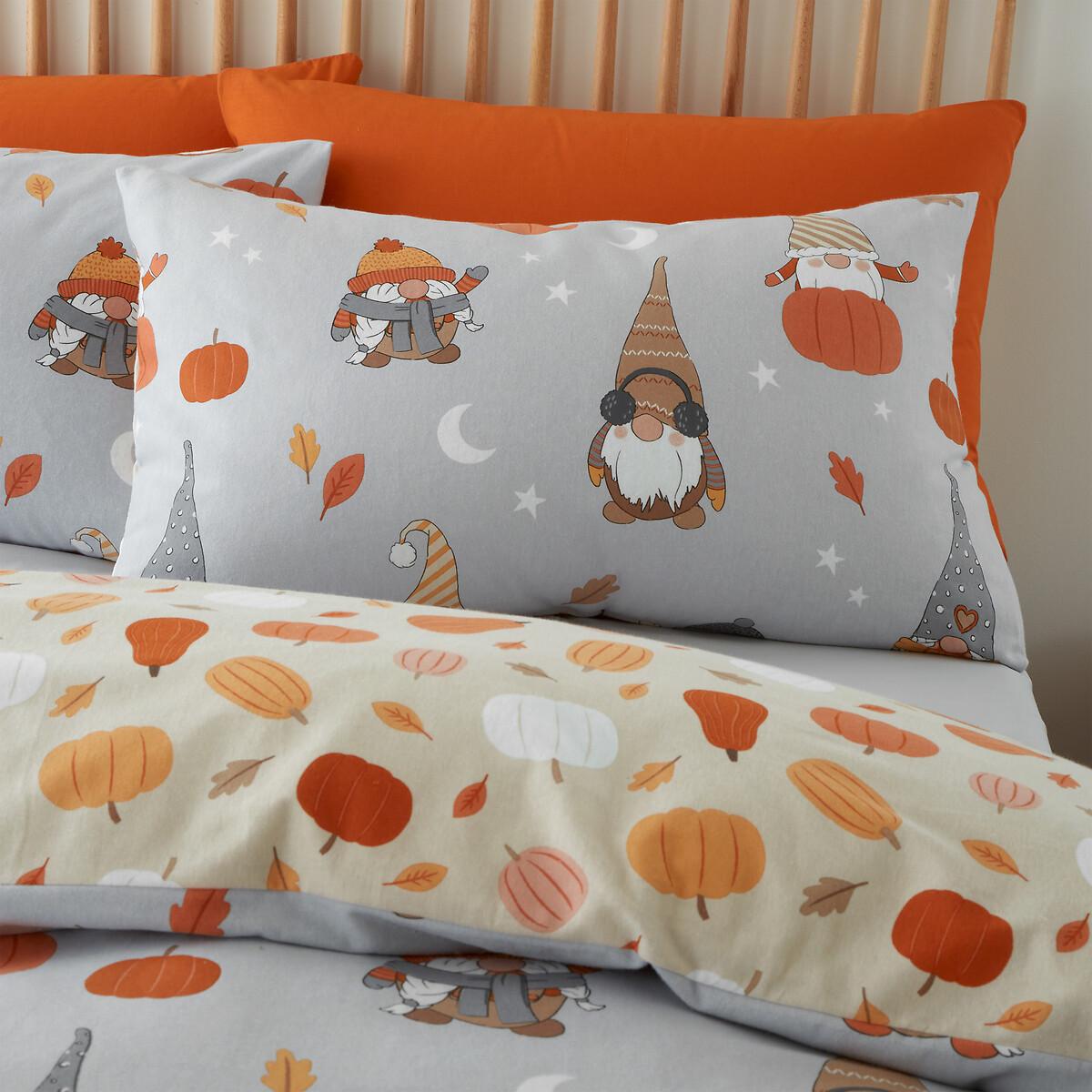 Brushed Autumn Gonks 100% Cotton Duvet Cover and Pillowcase Set – image 4