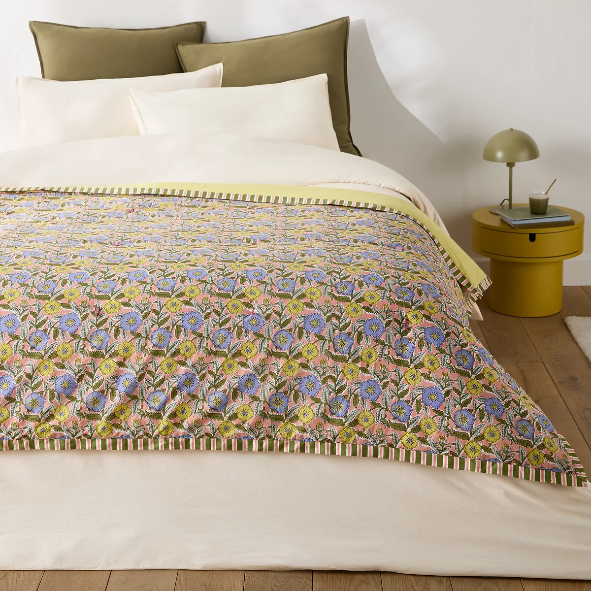 Balka Floral Print Cotton Voile Quilt – image 1