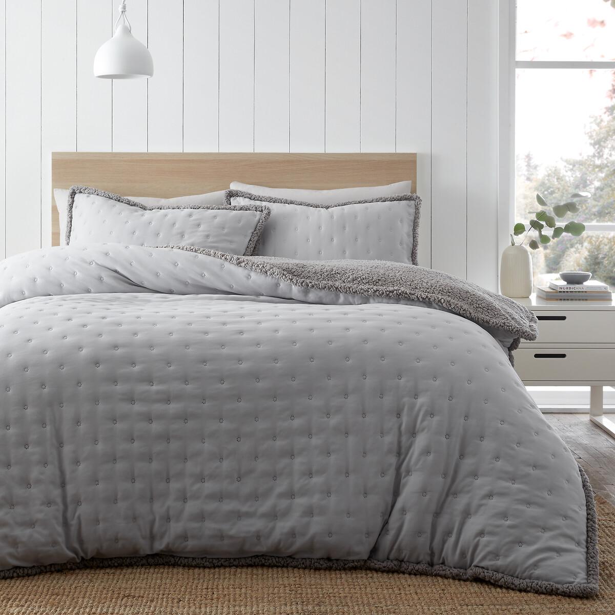 Cosy Nori Sherpa Duvet Cover and Pillowcase Set – image 2