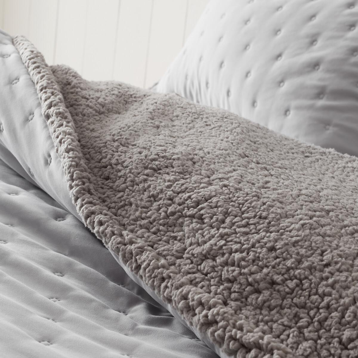 Cosy Nori Sherpa Duvet Cover and Pillowcase Set – image 4
