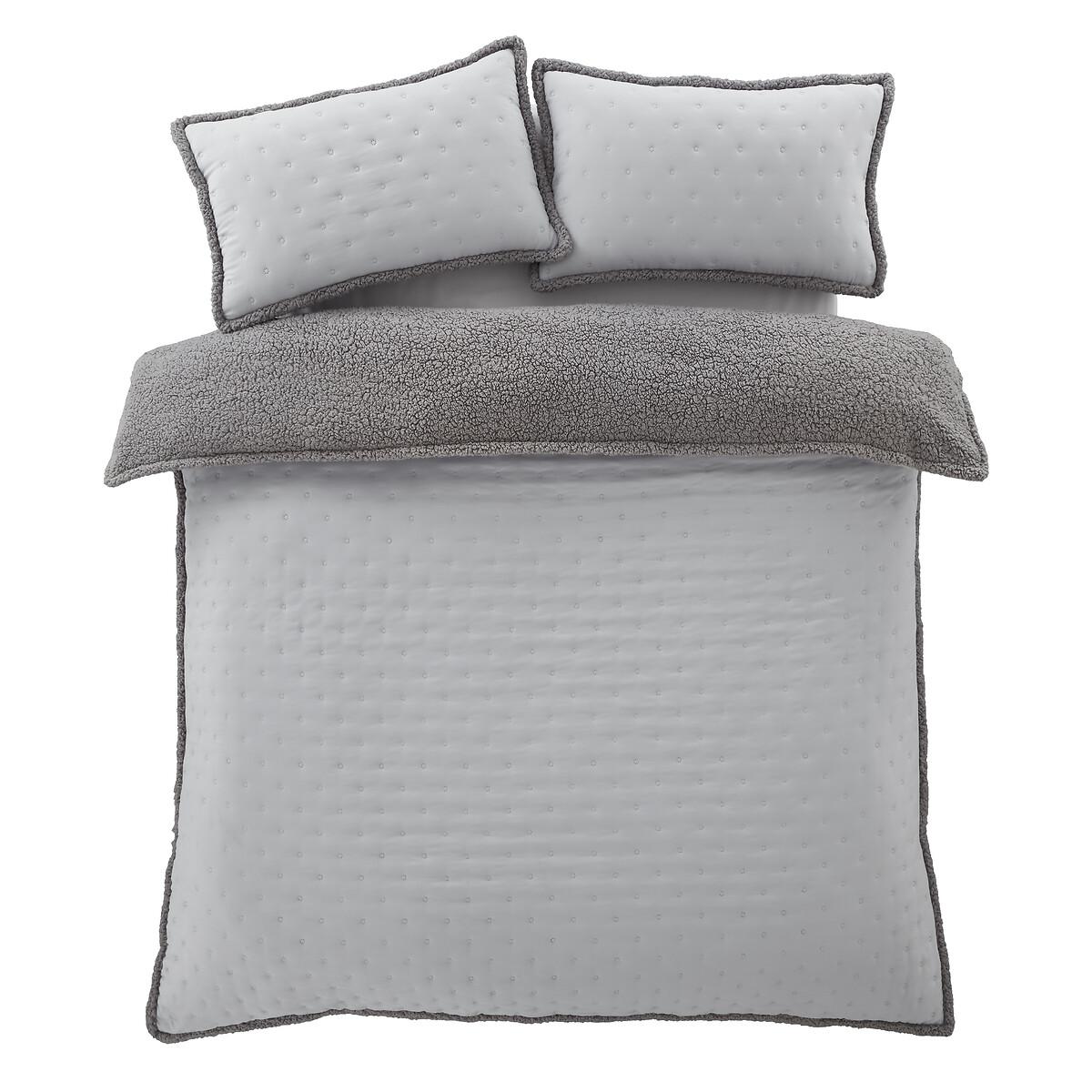 Cosy Nori Sherpa Duvet Cover and Pillowcase Set – image 6
