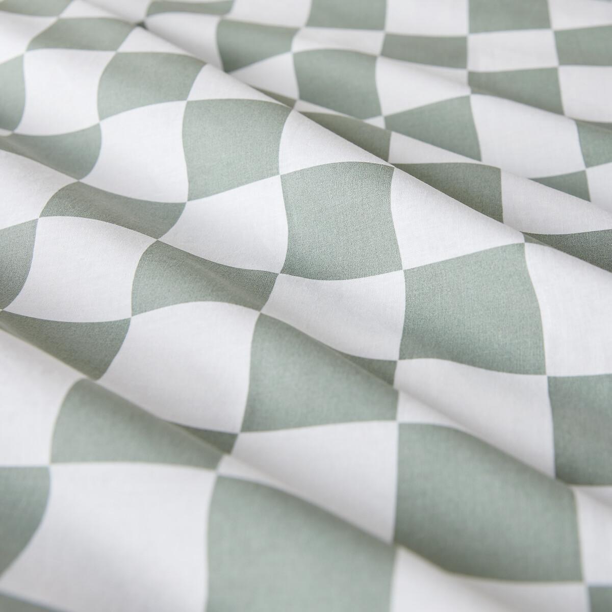 Miley Checkered 100% Cotton Bed Set with Rectangular Pillowcase – image 3