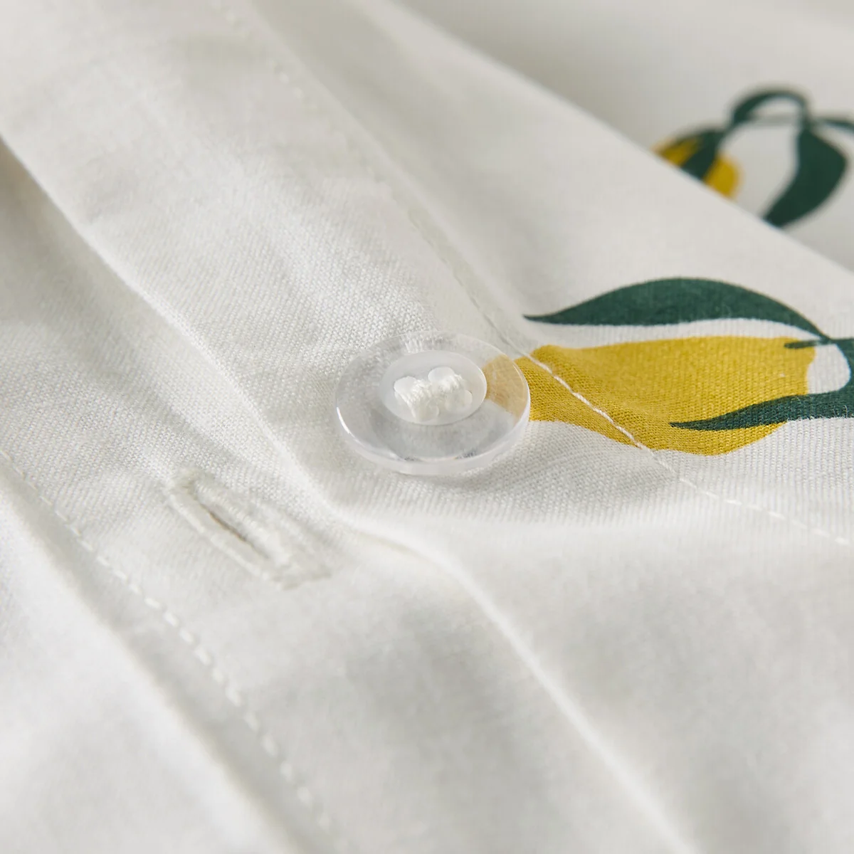 Citron 50% Recycled Cotton Duvet Set with Square Pillowcase – image 7